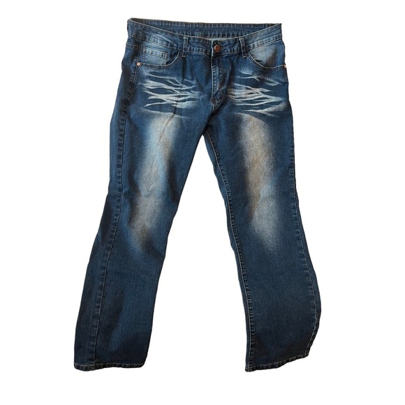 Junbaoss Distressed Slim Jeans Mens 38x28 - Picture 1 of 3